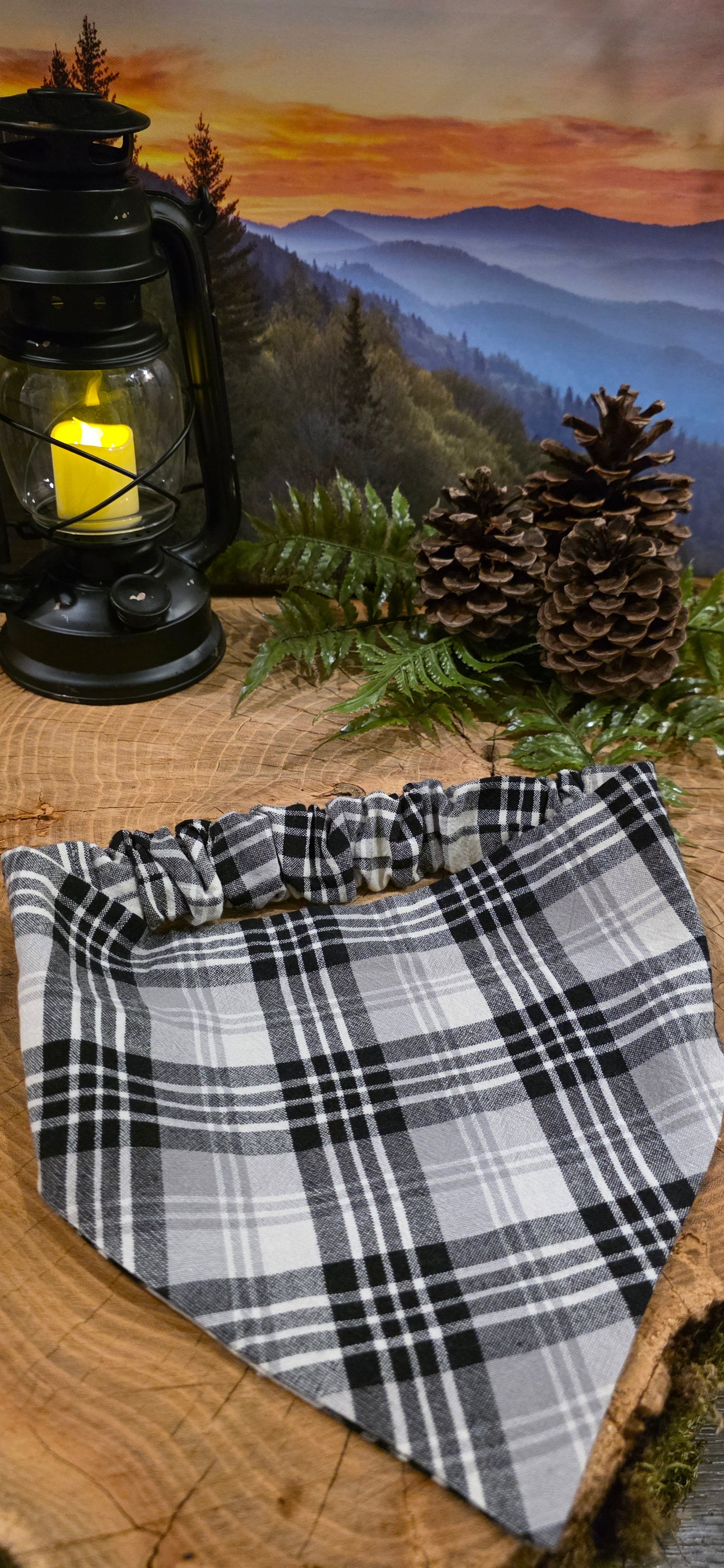 Black Flannel Bandana
