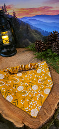 Yellow Floral Bandana