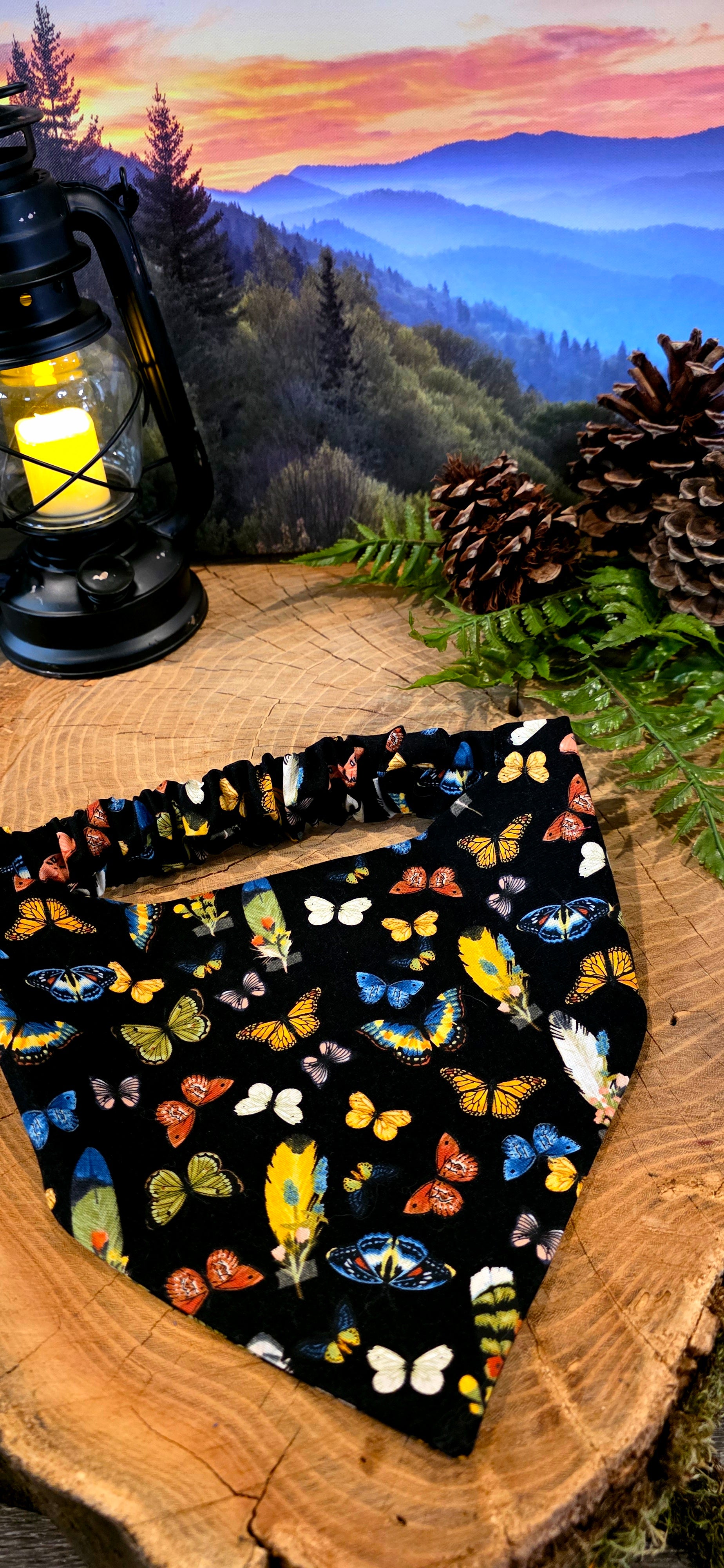 Butterflies & Feathers Bandana