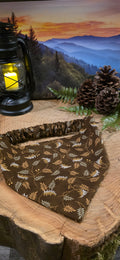 Brown Fern Bandana