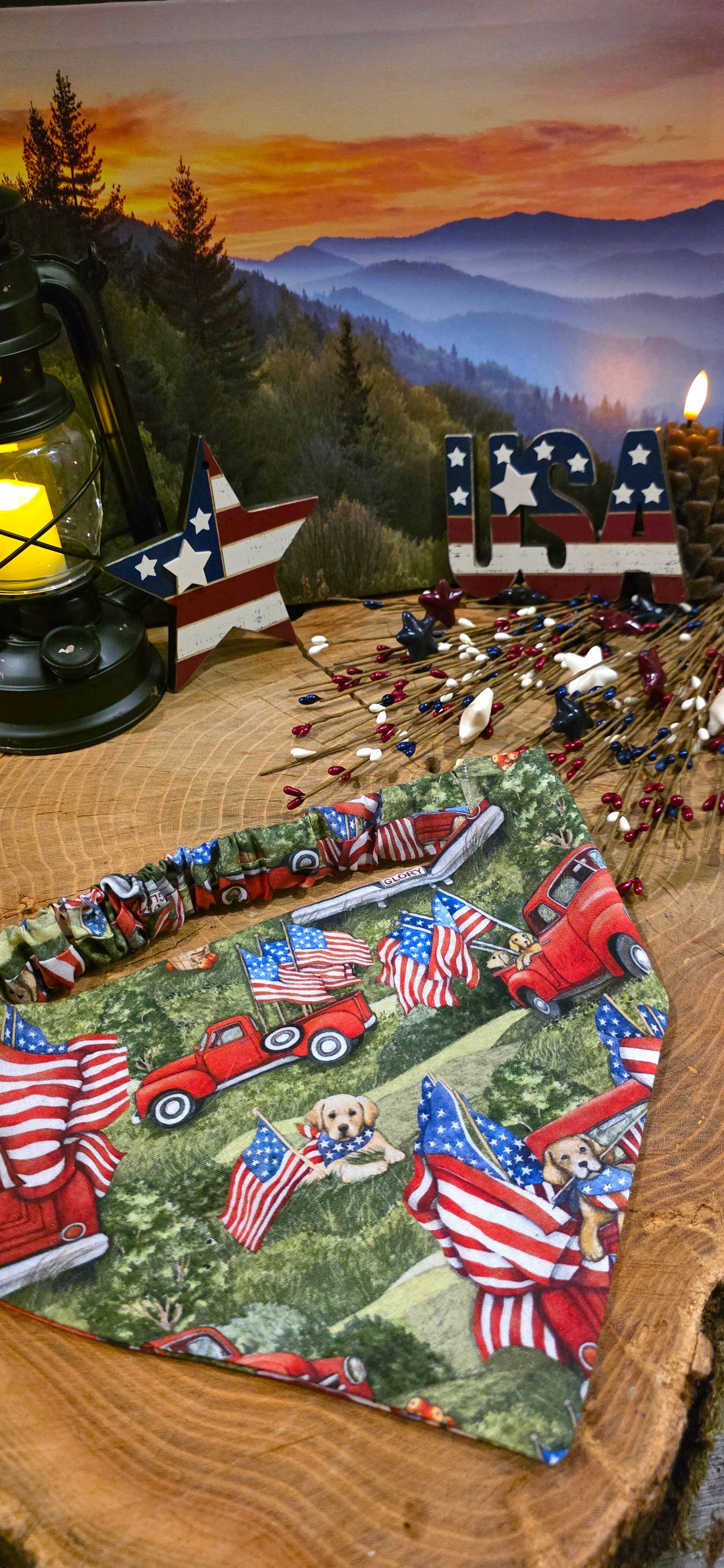 Patriotic Dogs Bandana