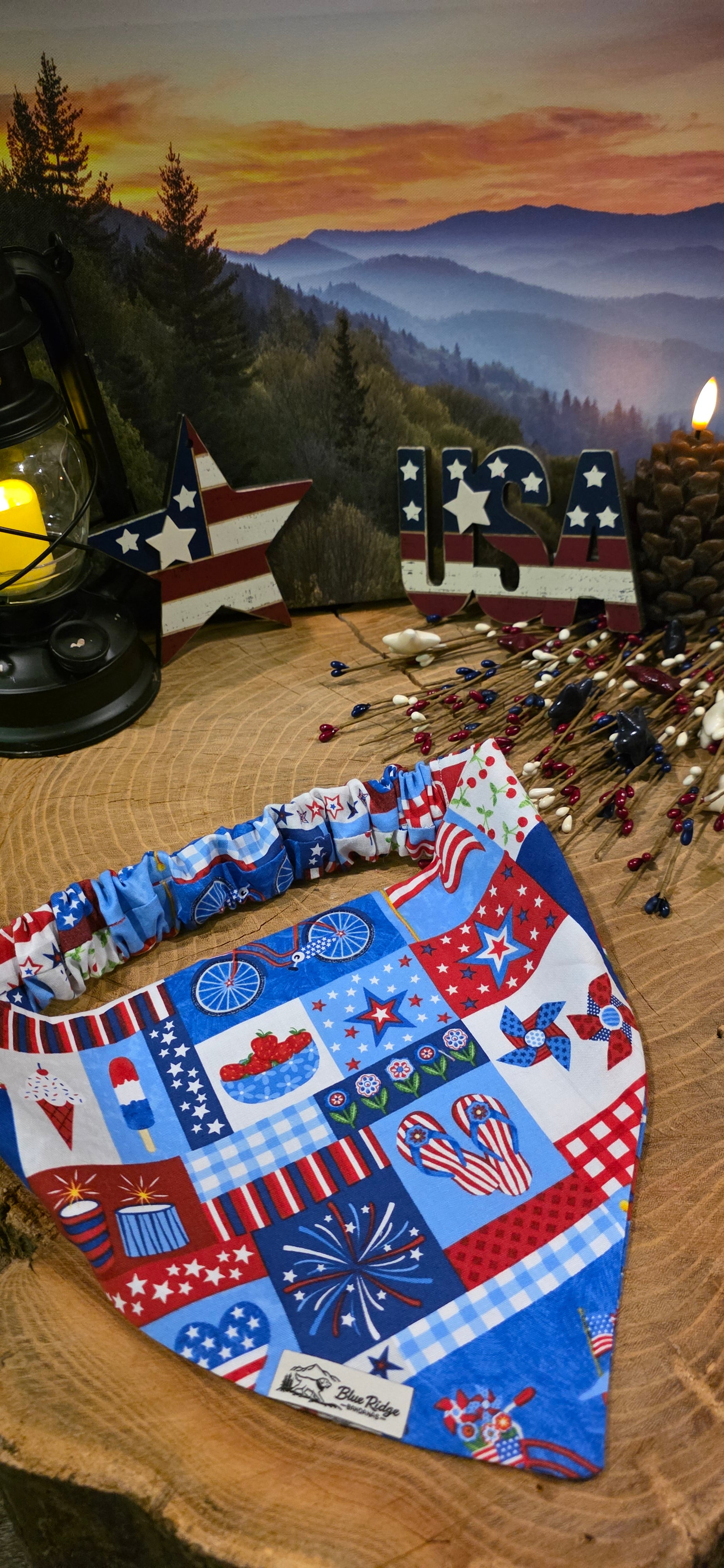 Patriotic Summertime Bandana