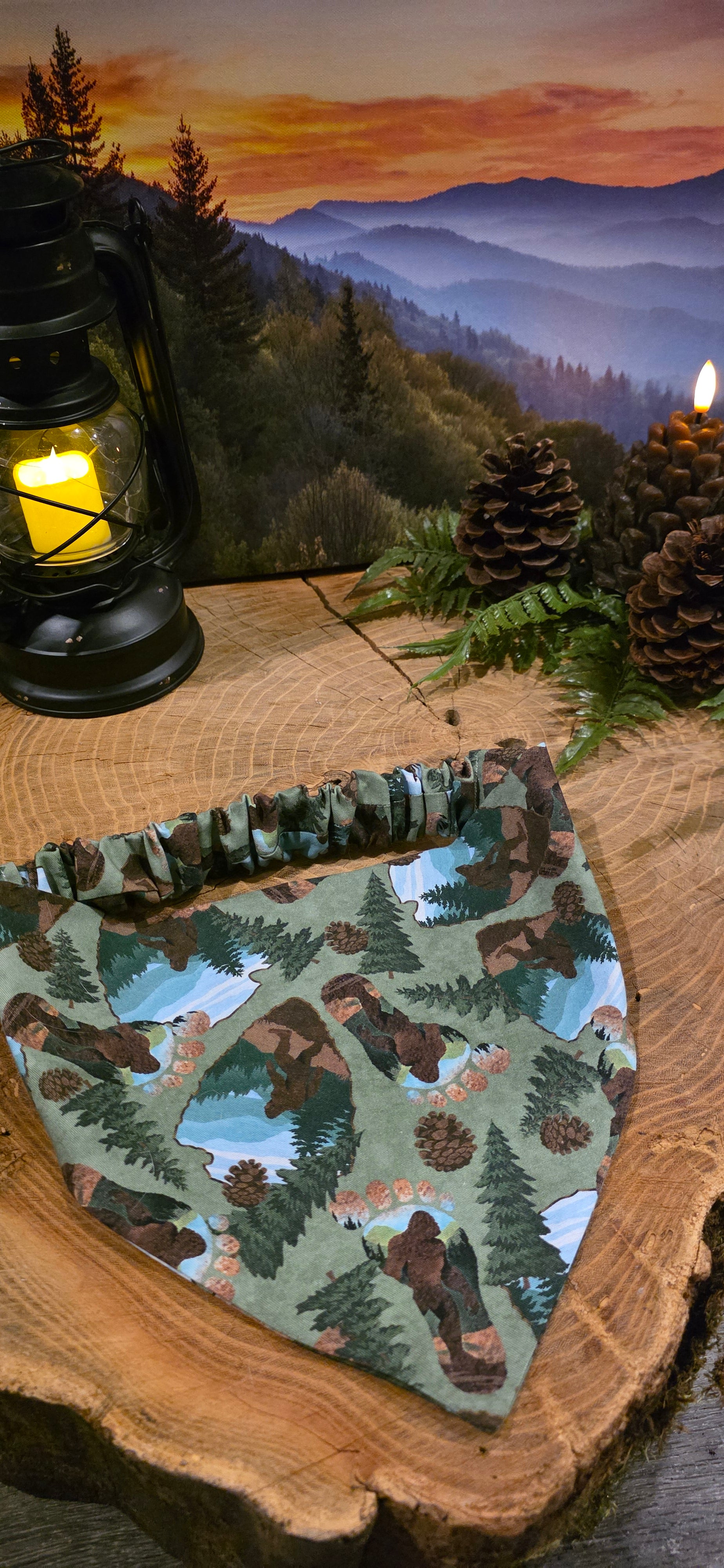 Bigfoot Foot Prints Bandana