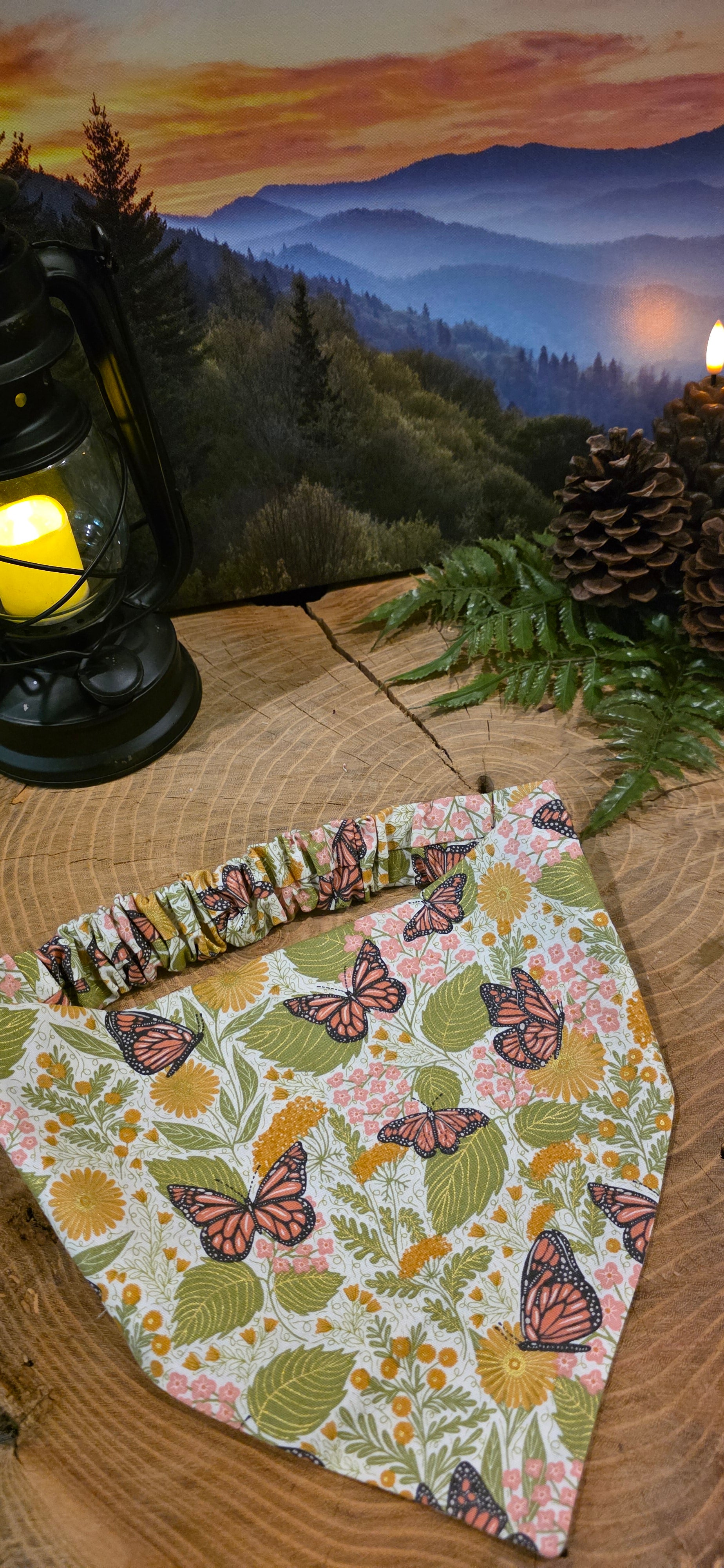 Butterflies & Wildflowers Bandana