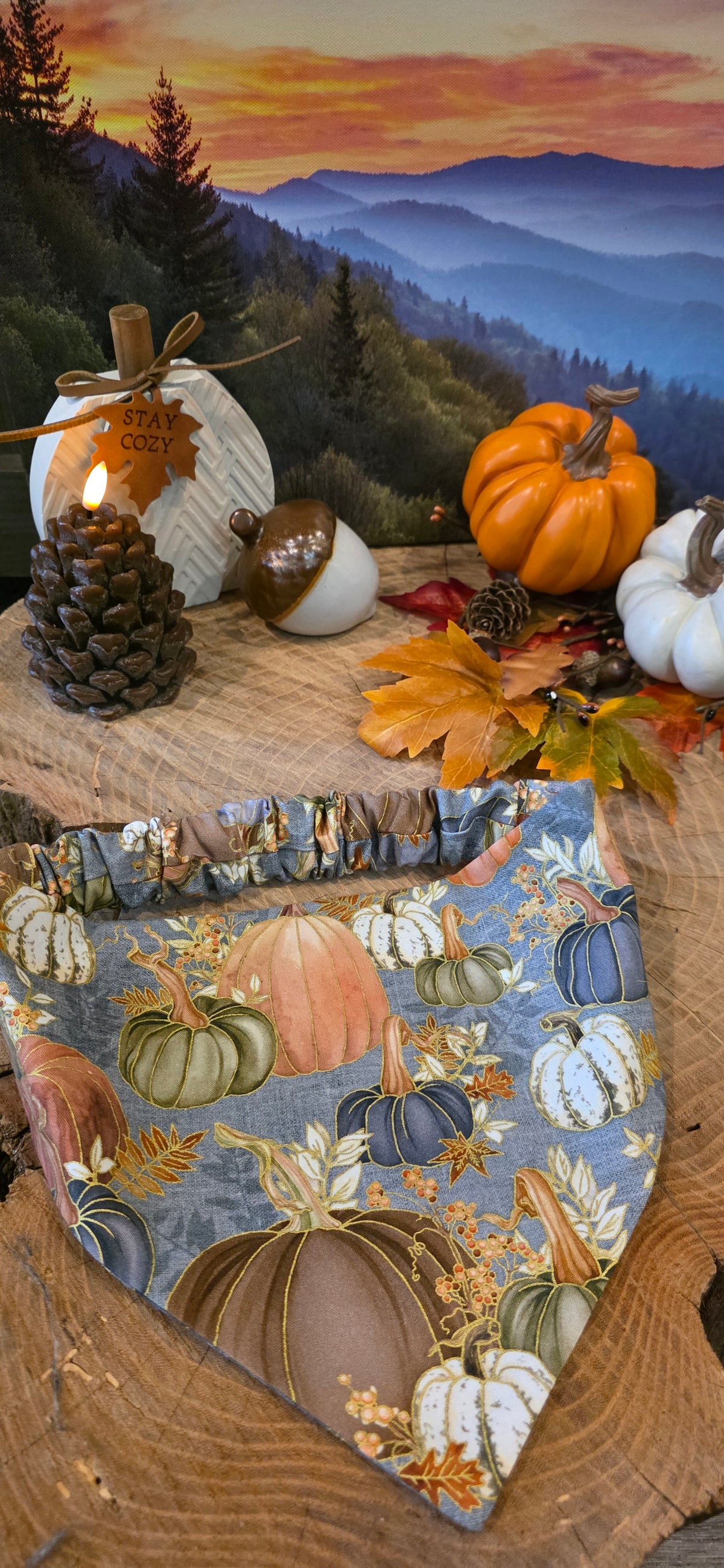 Blue Pumpkins Bandana