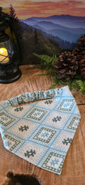 Turquoise Aztec Bandana