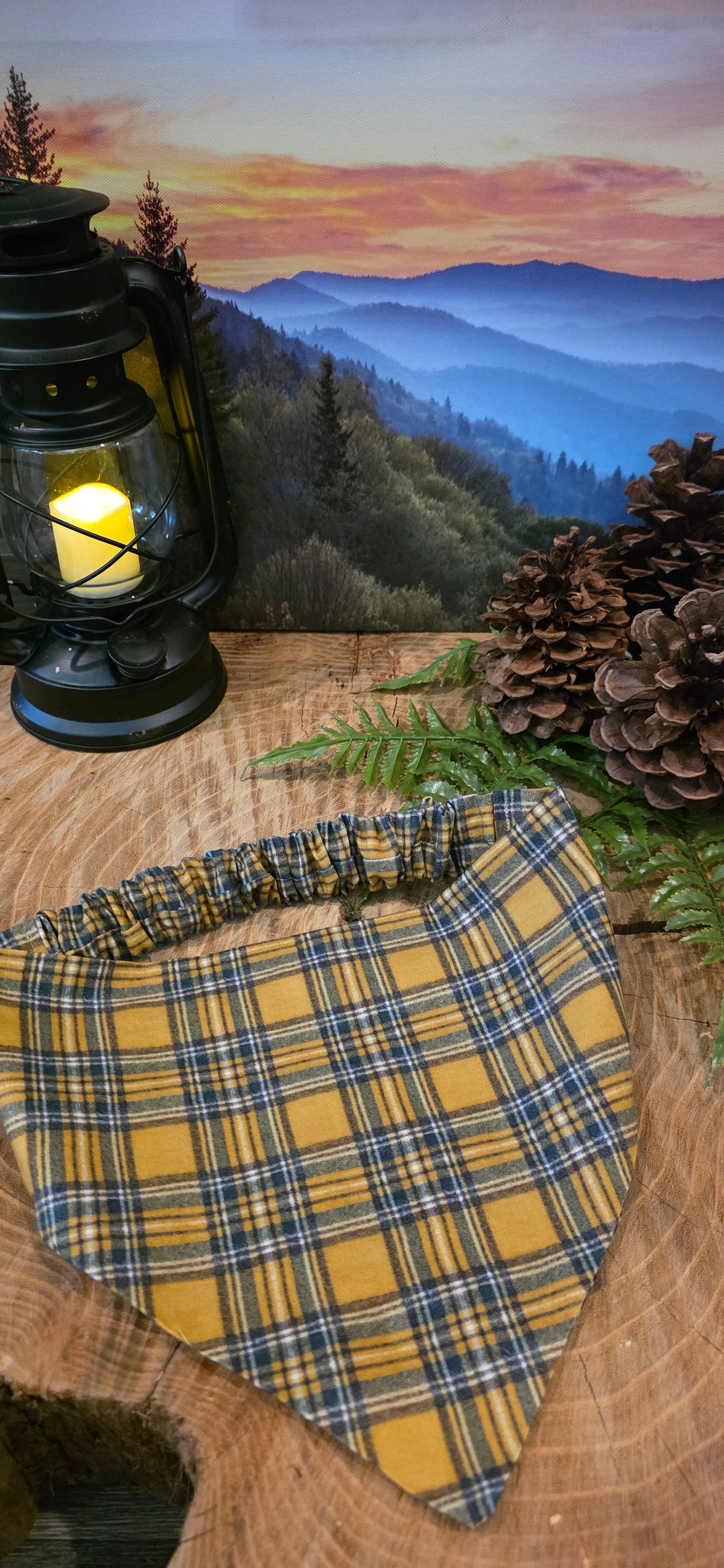 Yellow Flannel Bandana