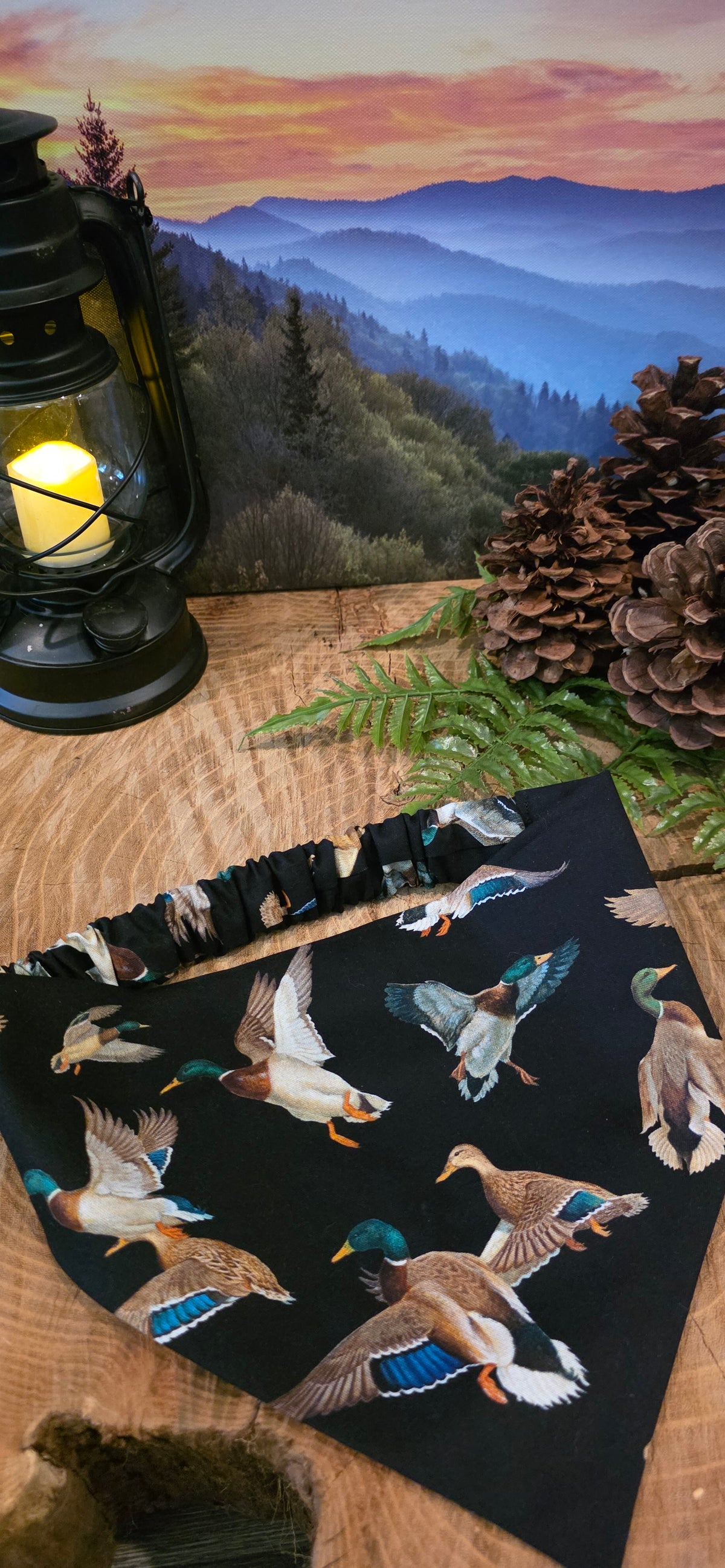 Black Mallard Ducks Bandana
