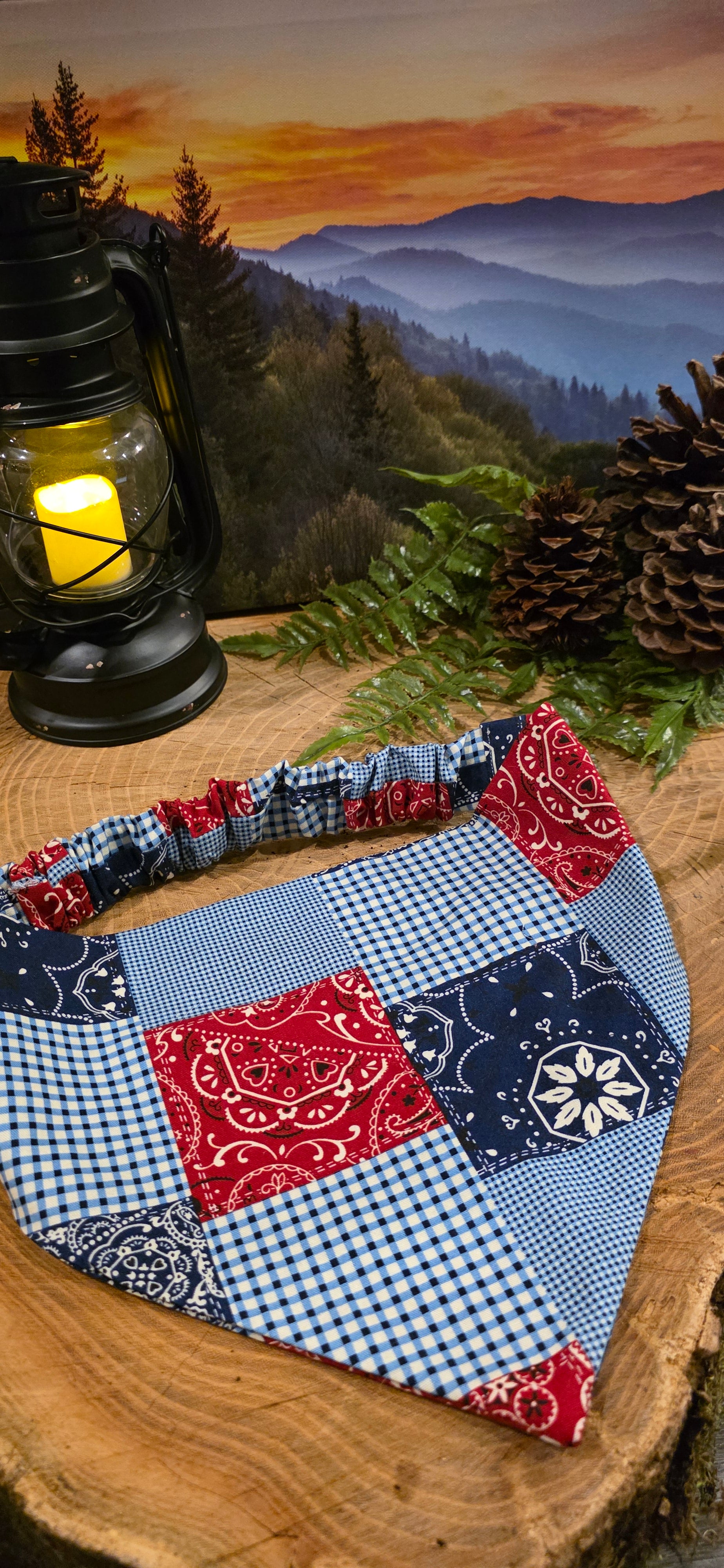 Patriotic Patchwork Bandana