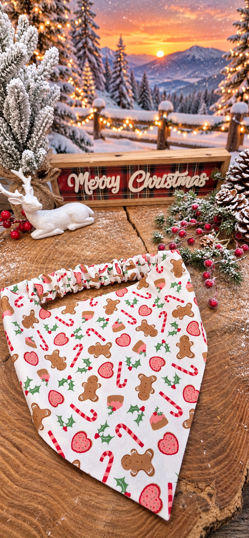Gingerbread Bandana