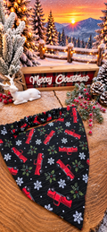 Red Truck Christmas Bandana